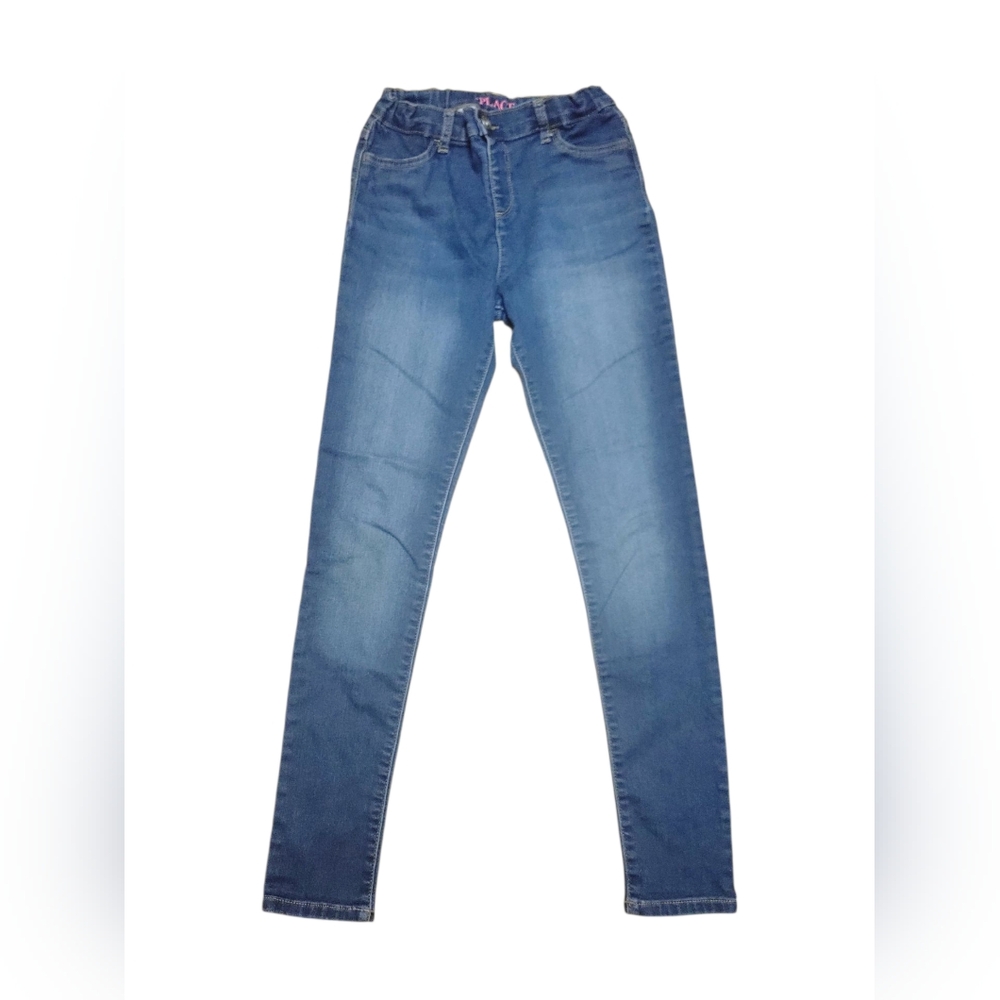 NWOT The Children's Place Girl's 4-Pocket Elastic Waist Legging Denim Jeans, 14